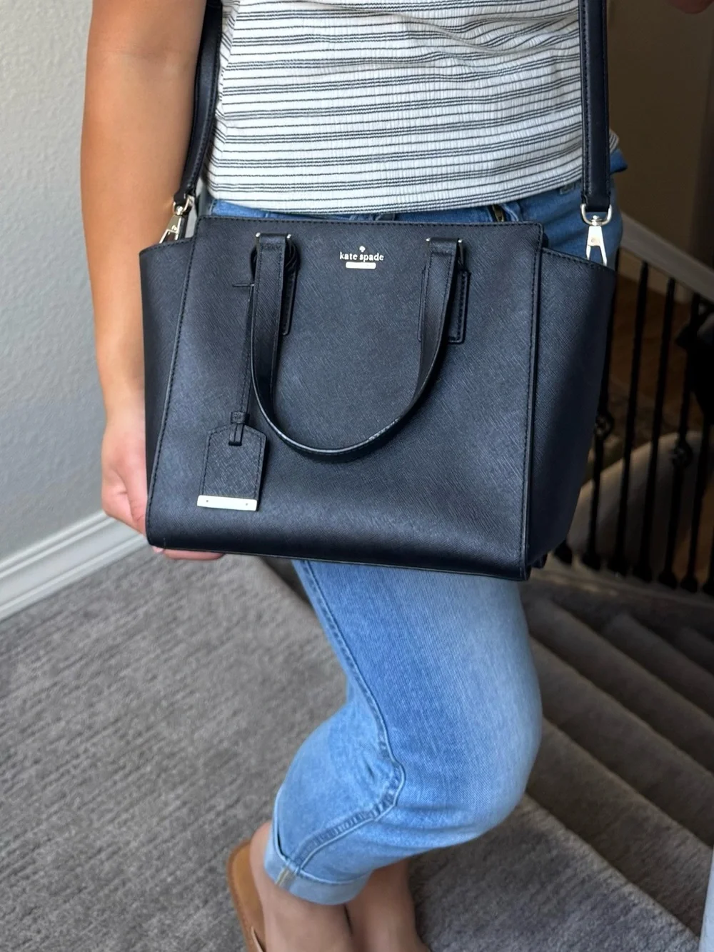 Authentic Kate Spade Cameron Street Small Hayden, style PXRU8884, Black (001)